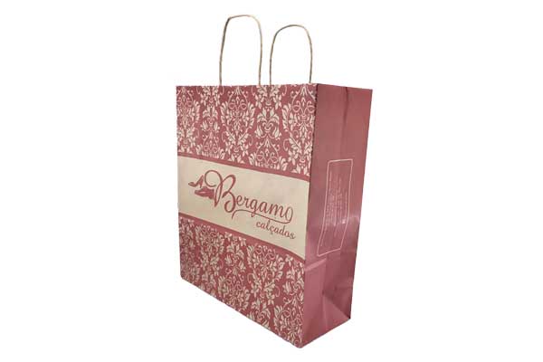 Sacolas de Papel Alça cordão